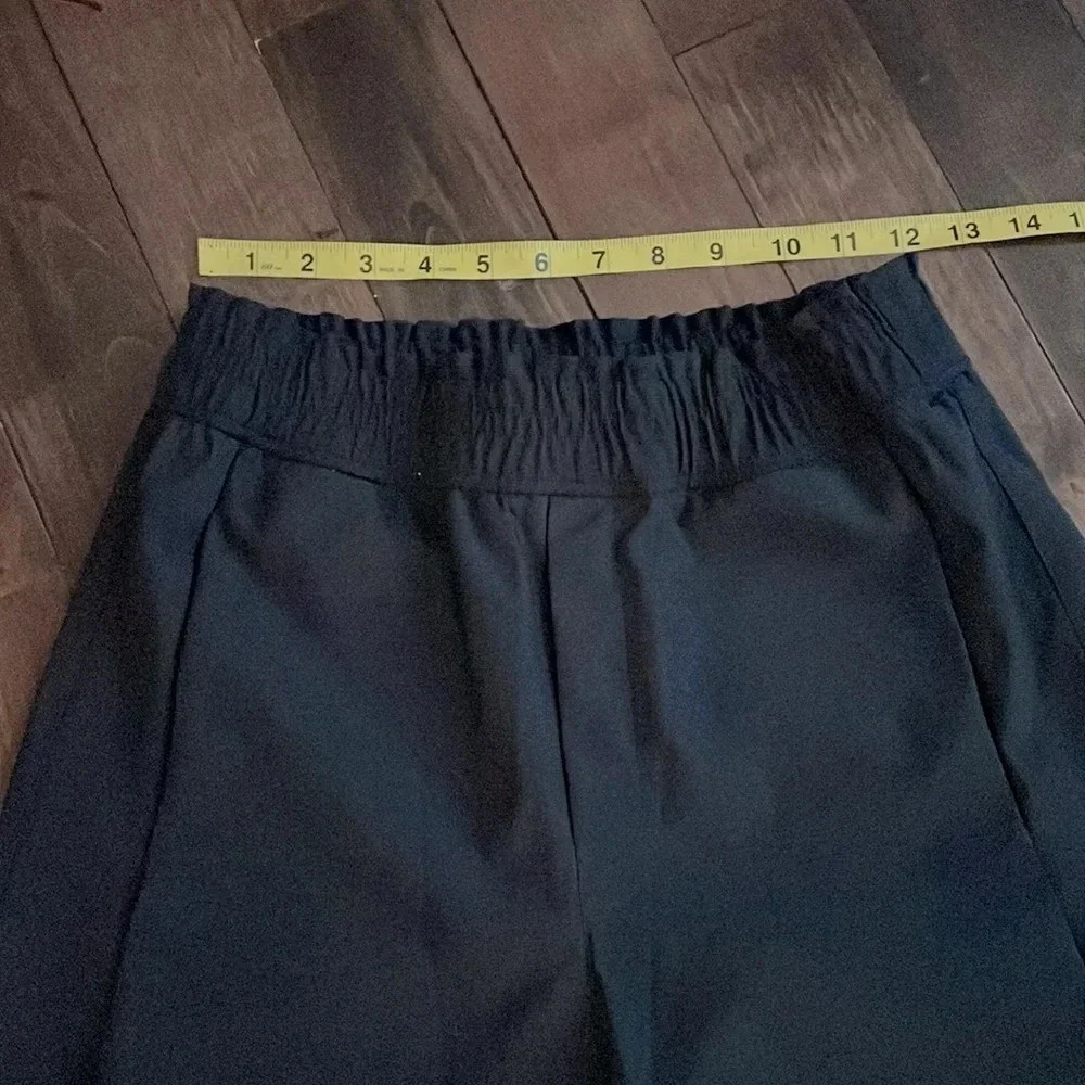 Zara joggers Black faux fly Elastic waist Women’s size M Leisure Activewear NWOT - Picture 4 of 10